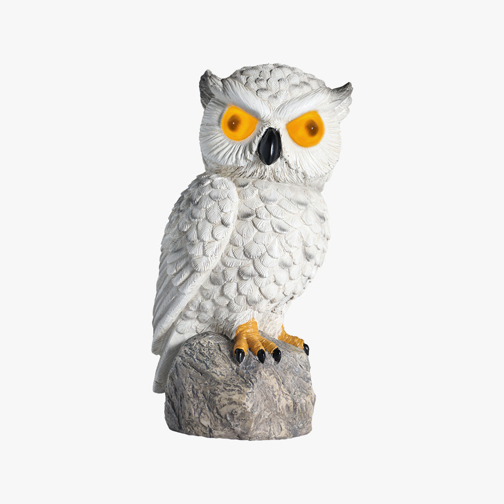 Solar-Powered Realistic Owl Repeller
