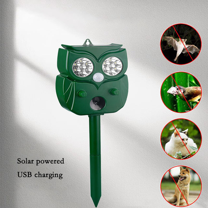 Solar-Powered Ultrasonic Pest & Animal Repeller