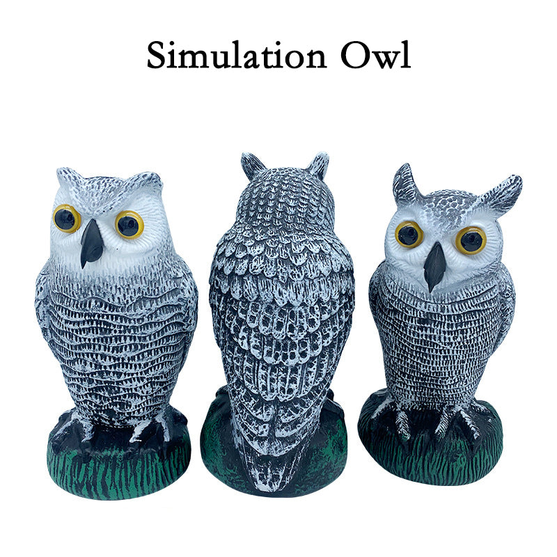 Realistic Owl Garden Pest Repeller