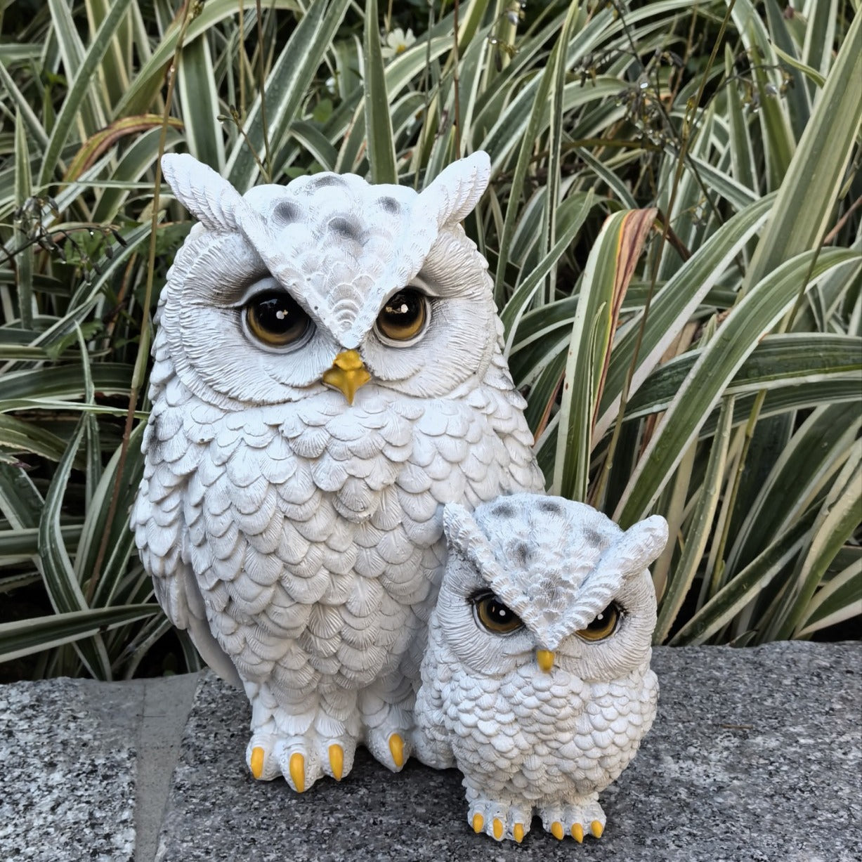 Buy 1 Get 1 Free Realistic Owl Family Garden Decor