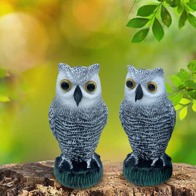 Realistic Owl Garden Pest Repeller
