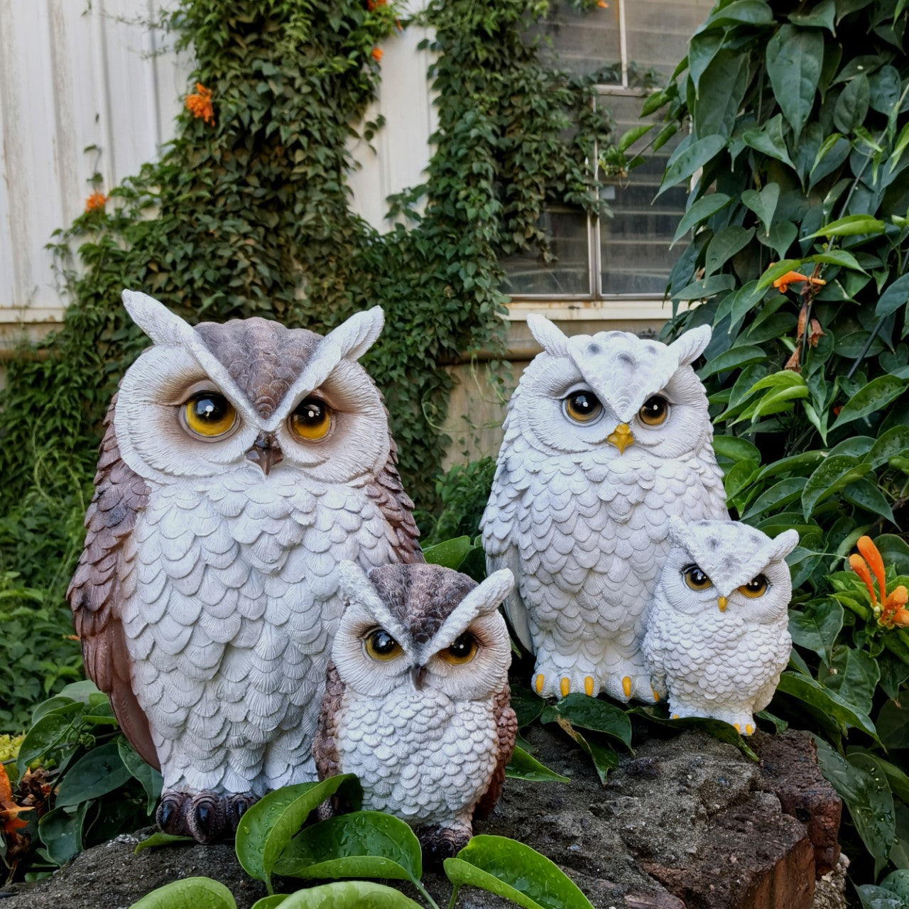 Buy 1 Get 1 Free Creative Outdoor Owl Garden Decoration