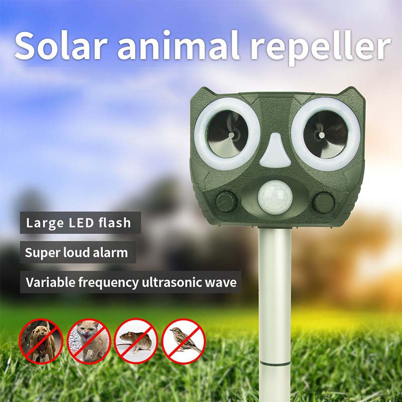 Solar Animal Repeller - All-Weather Multi-Functional Protector