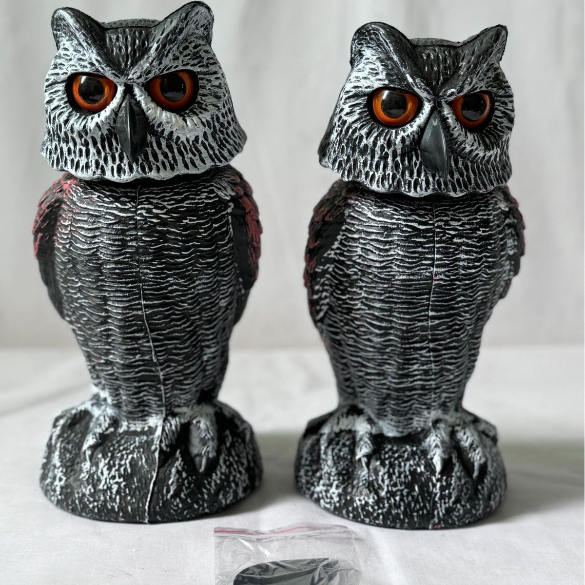 360° Rotating Owl Decoy Bird Repeller - Outdoor Guardian