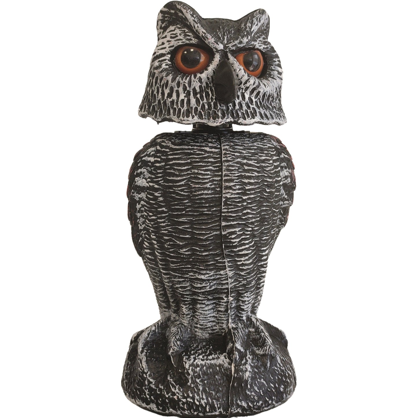 360° Rotating Owl Decoy Bird Repeller - Outdoor Guardian