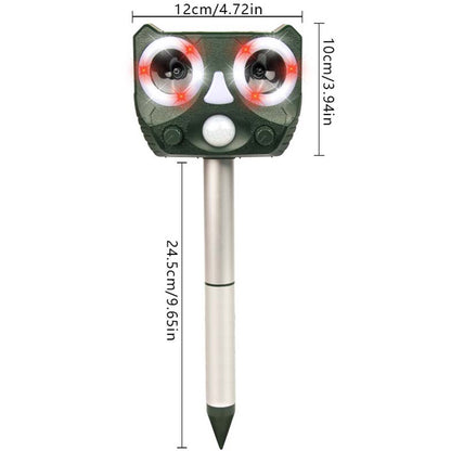 Solar Animal Repeller - All-Weather Multi-Functional Protector